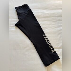EUC! SoulCycle x Lululemon Cropped Legging